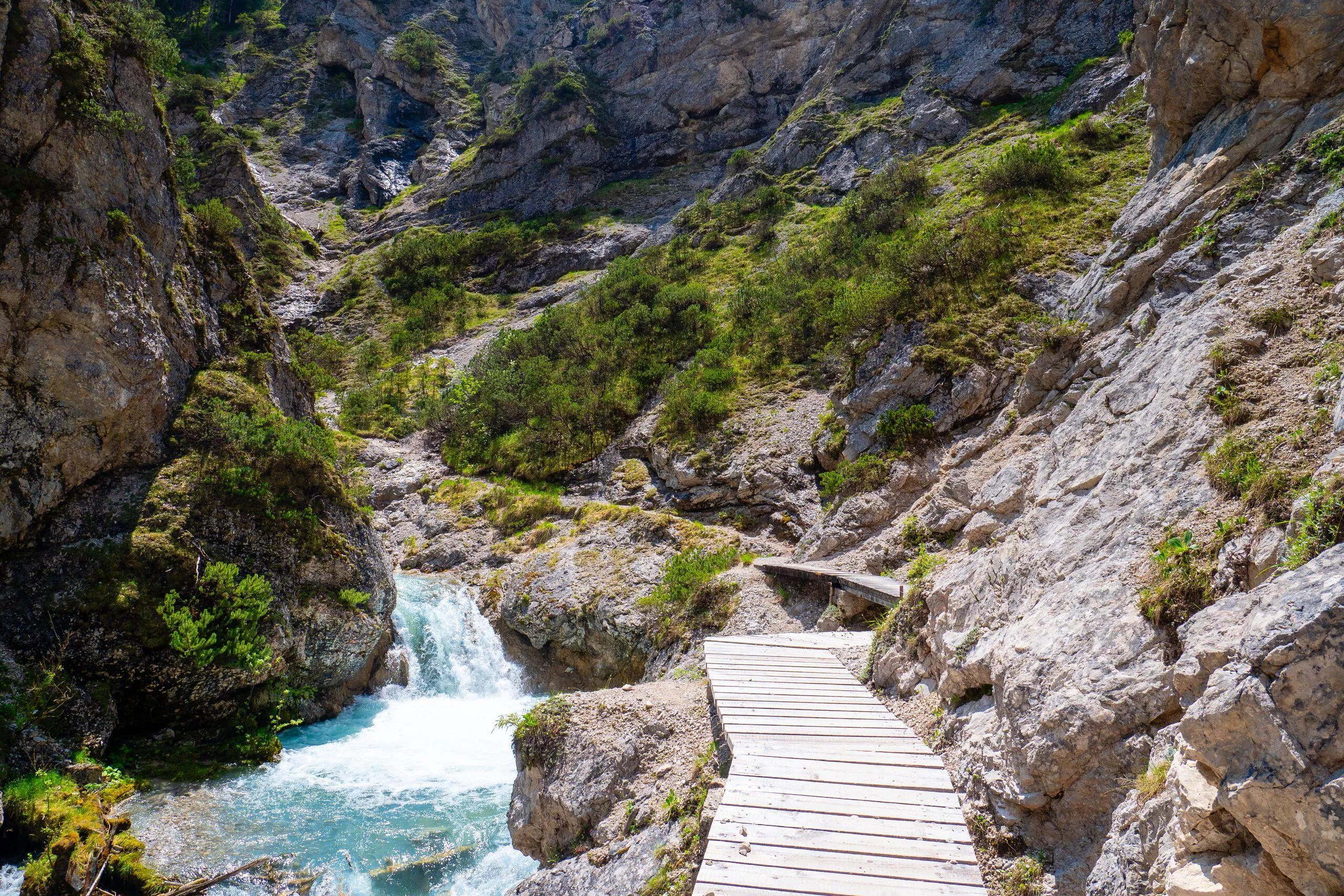 Through the Gleirschklamm