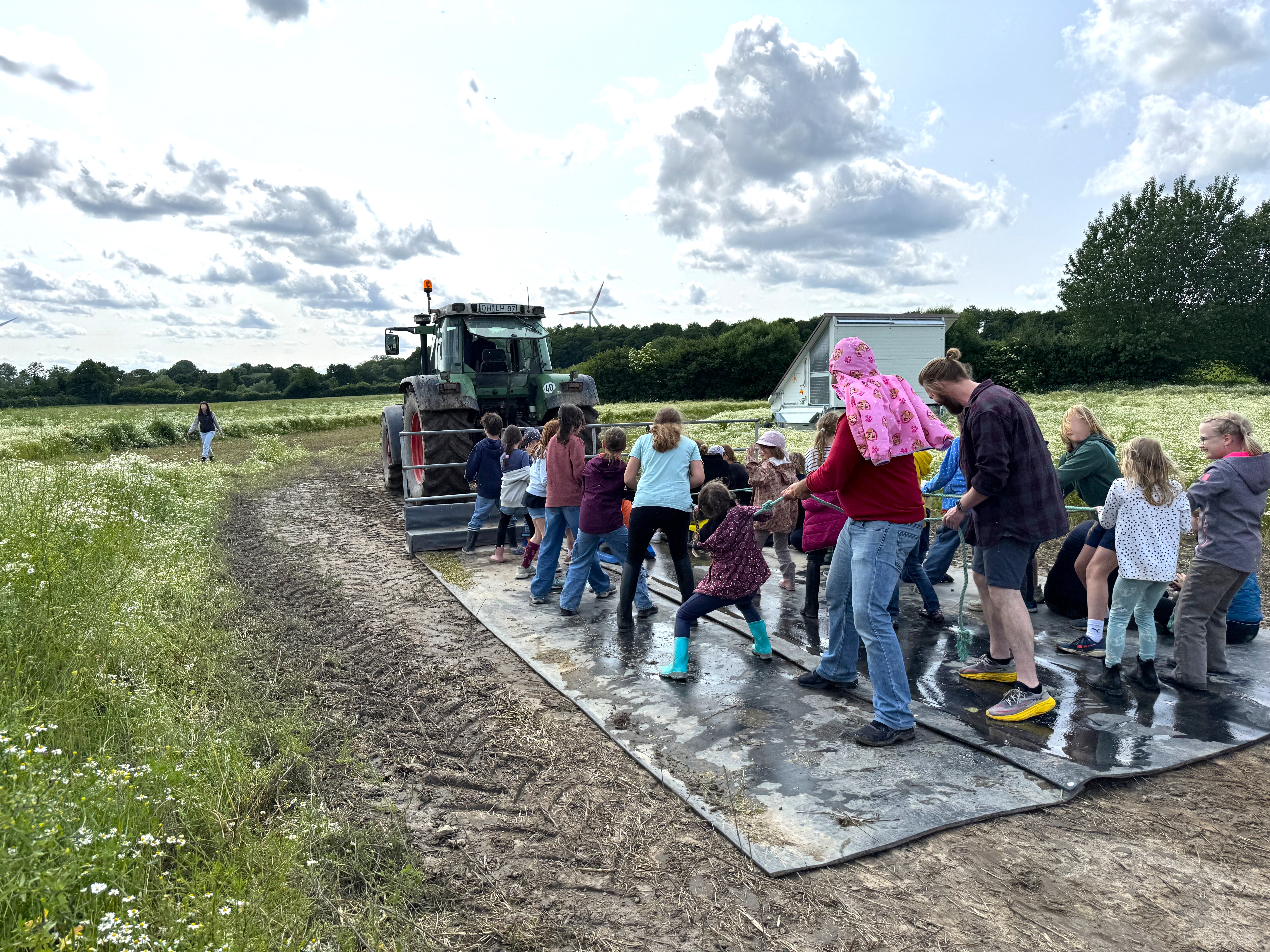 Tractor surfing