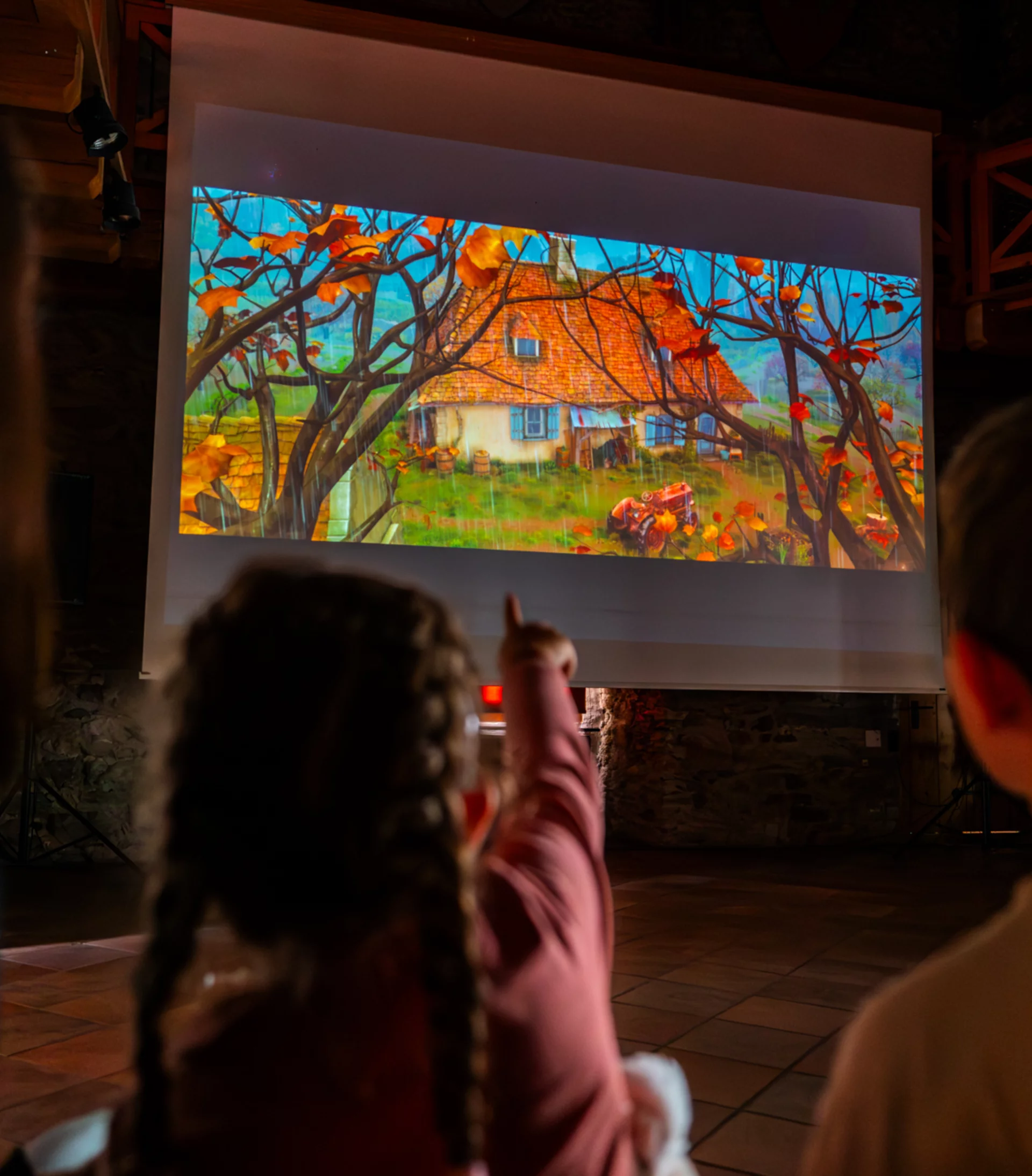 Kinderkino auf der Burg Kaprun