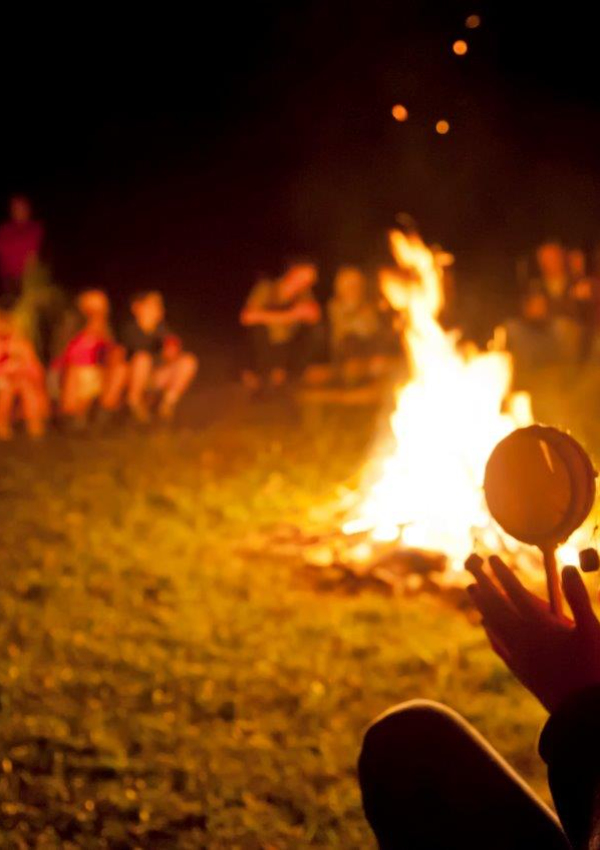 Torchlight hike with campfire, homemade mulled wine and refreshments