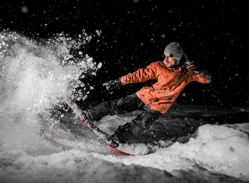 Night skiing on the Fichtelberg