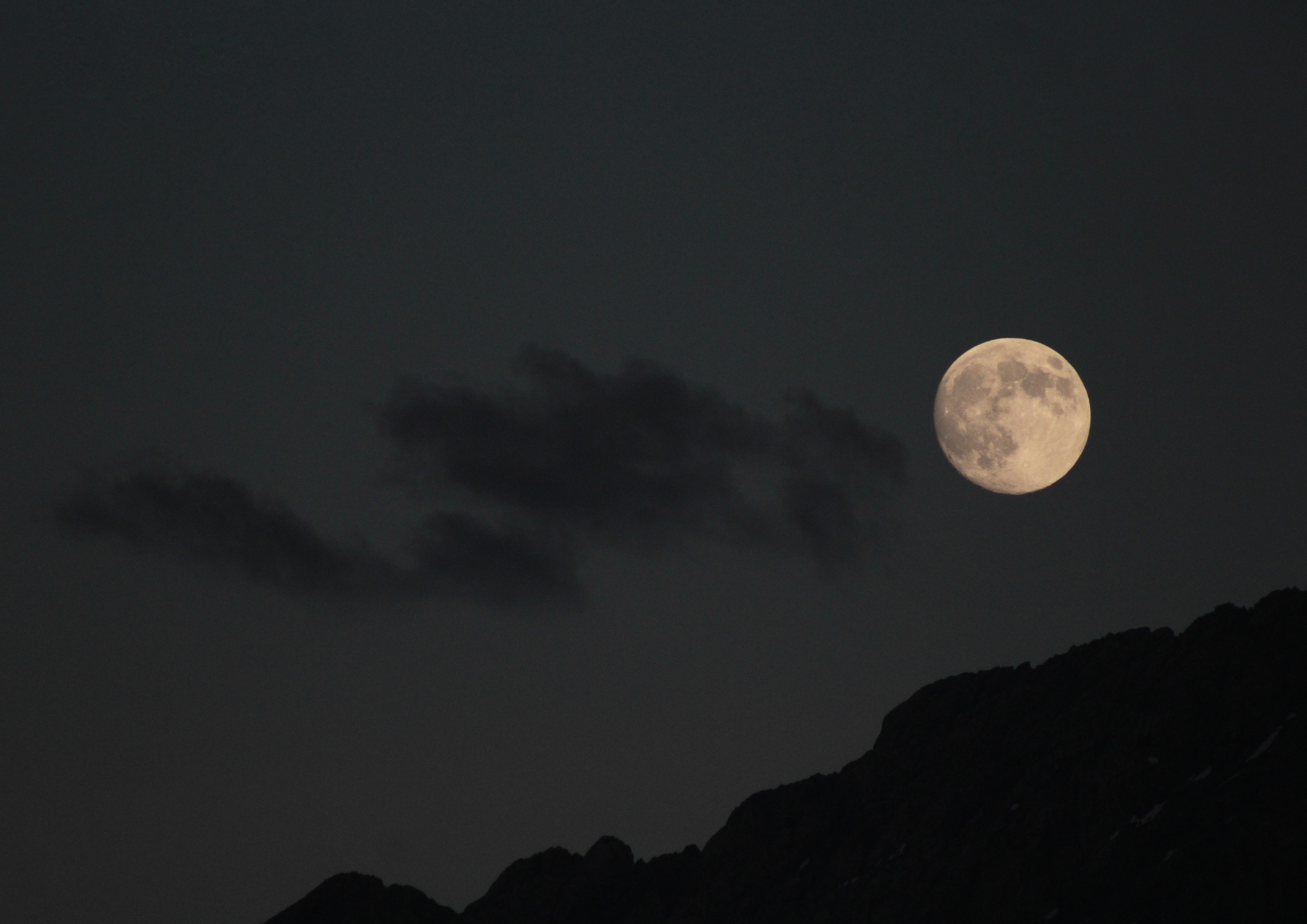 Full moon hike in Damüls 