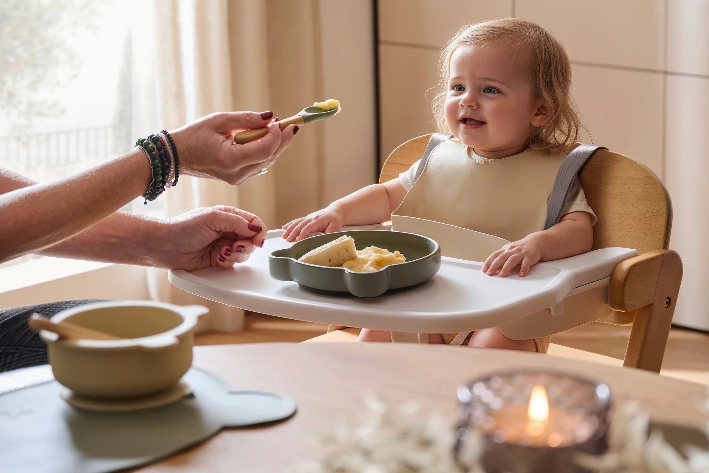 High chair - safe and comfortable at the table