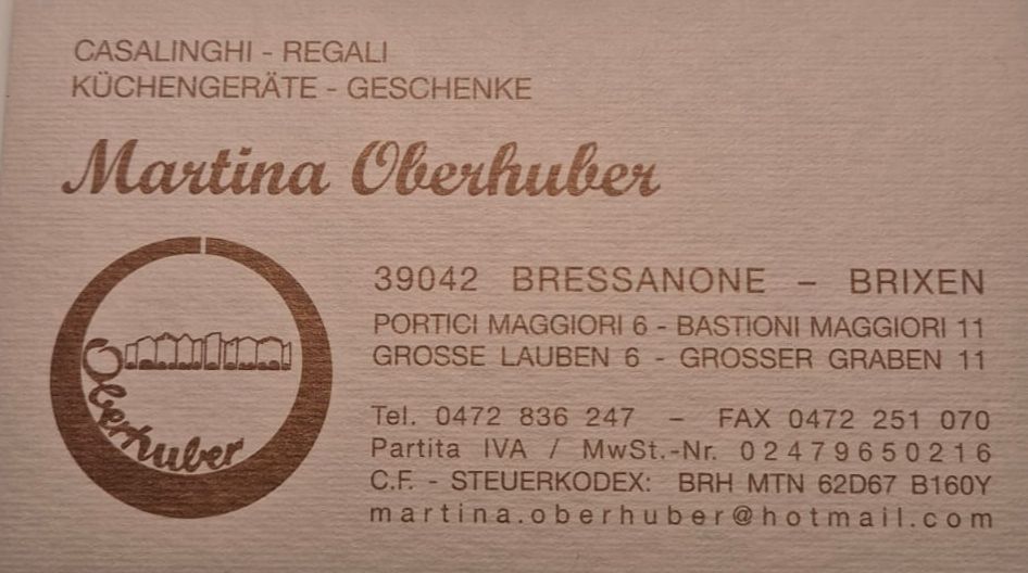 Shopping in Brixen