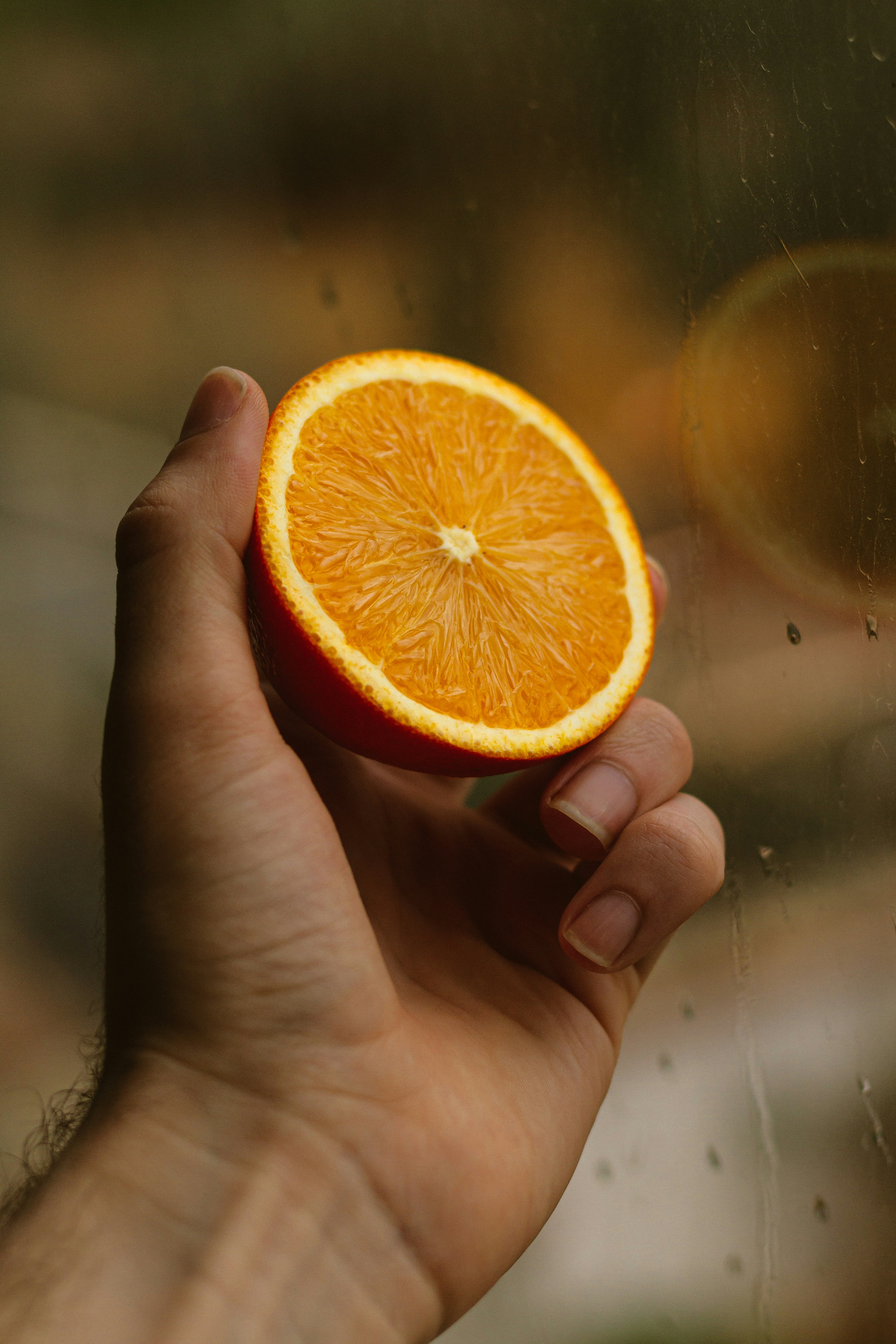 Relaxing partial massage with citrus fruits