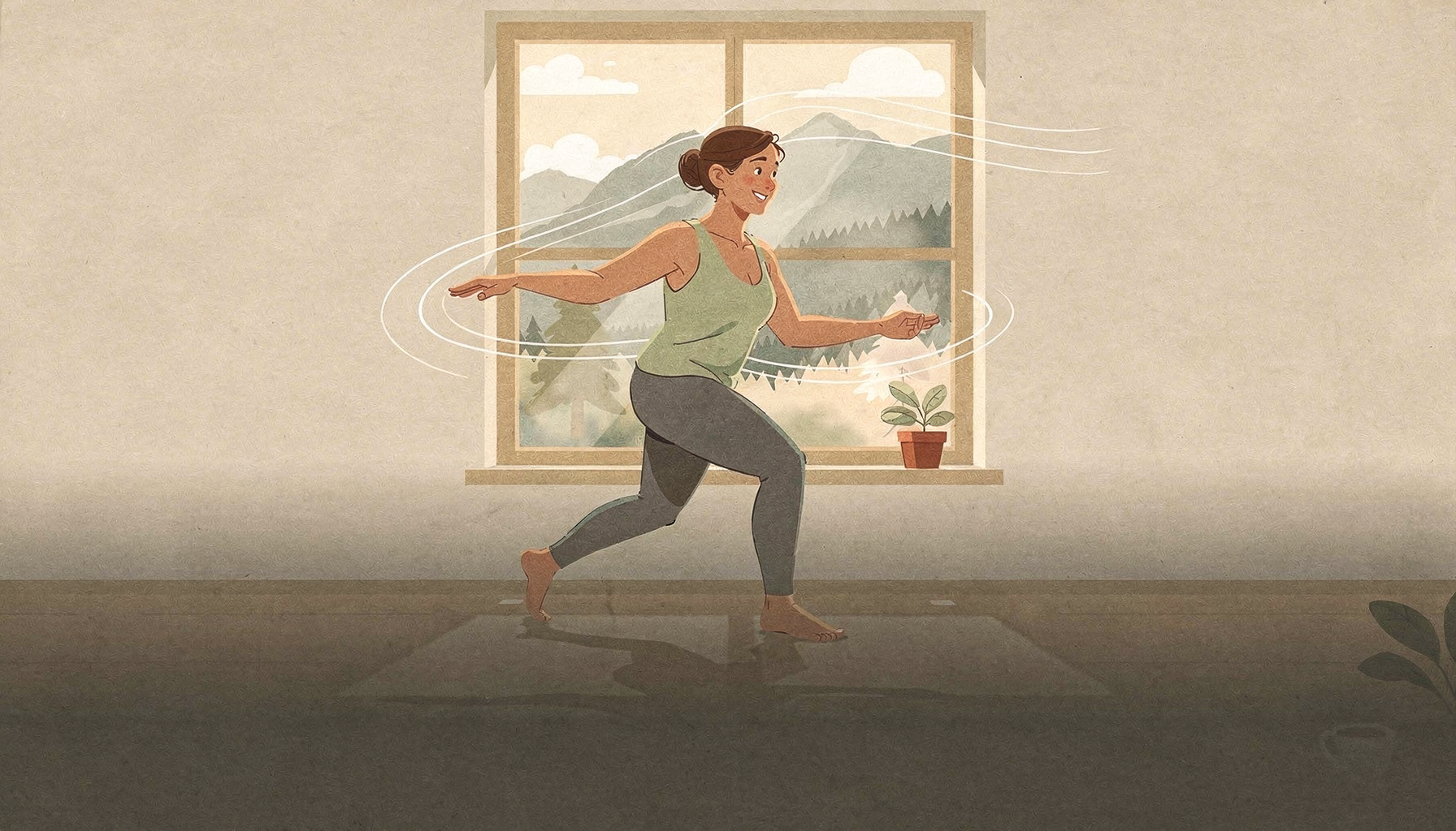 Power Aerobic im Yogaraum  
