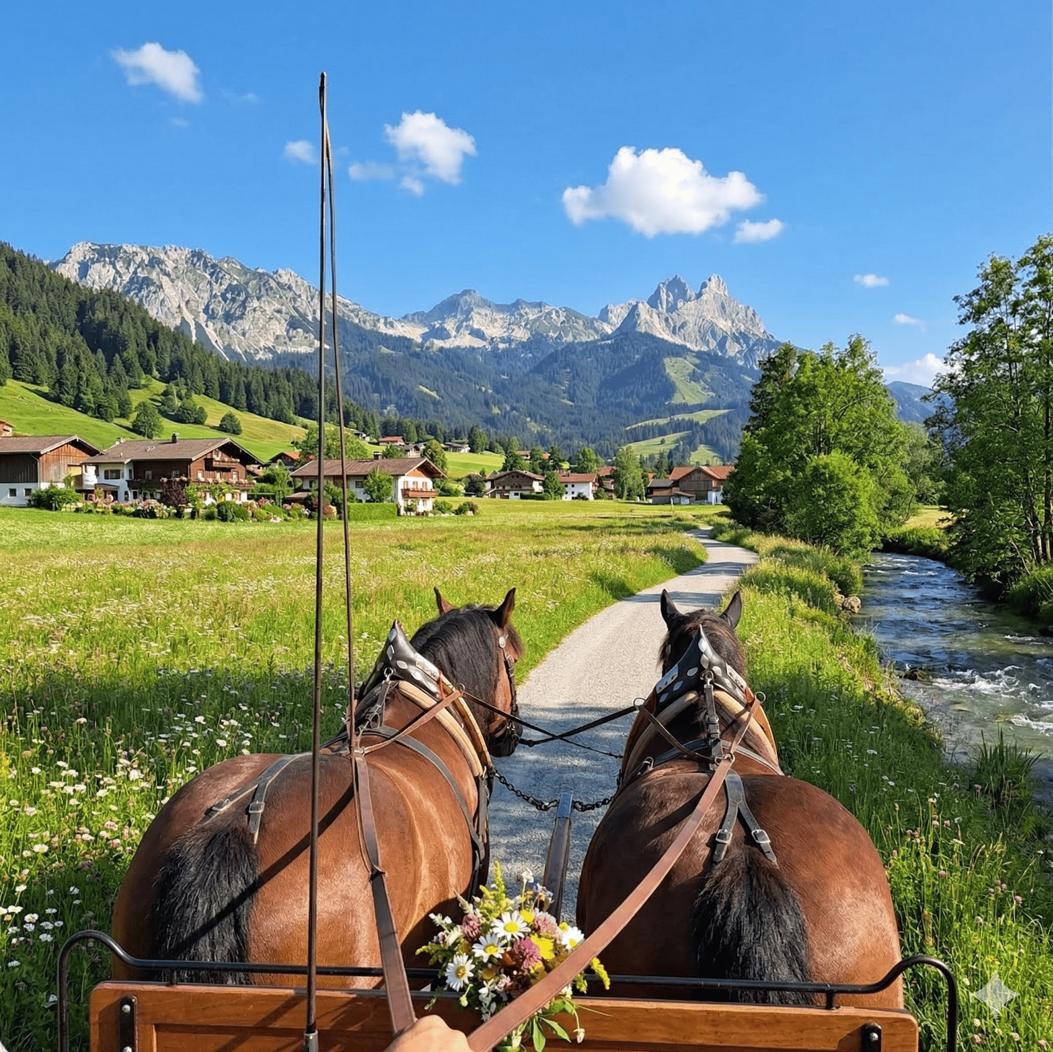 Private Kutschenfahrt im Tannheimer Tal – Entschleunigung in den Alpen