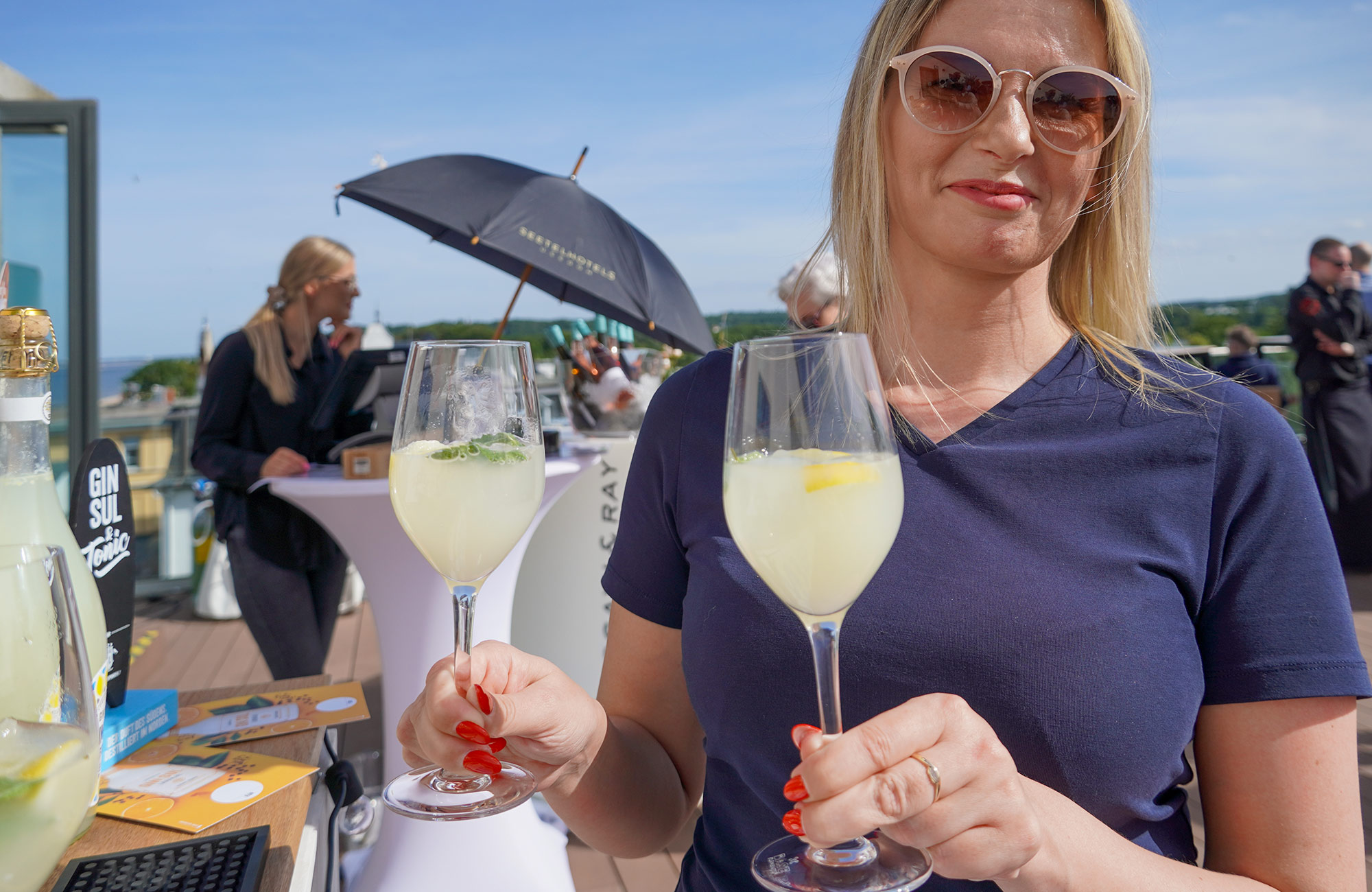 End-of-Season-Party auf der Dachterrasse