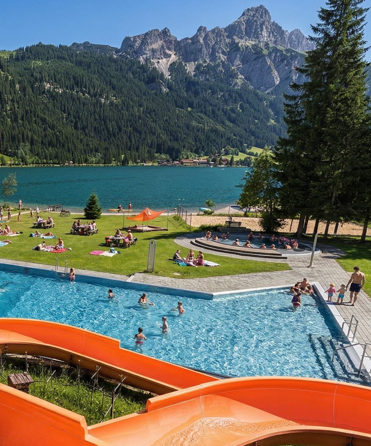 Wasserwelt Haldensee – Badeerlebnis mitten in den Alpen