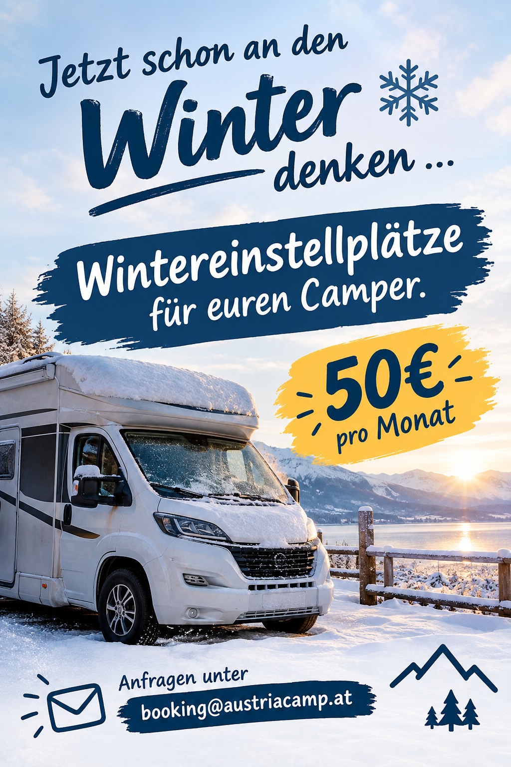 Wintereinstellplätze für euren Camper