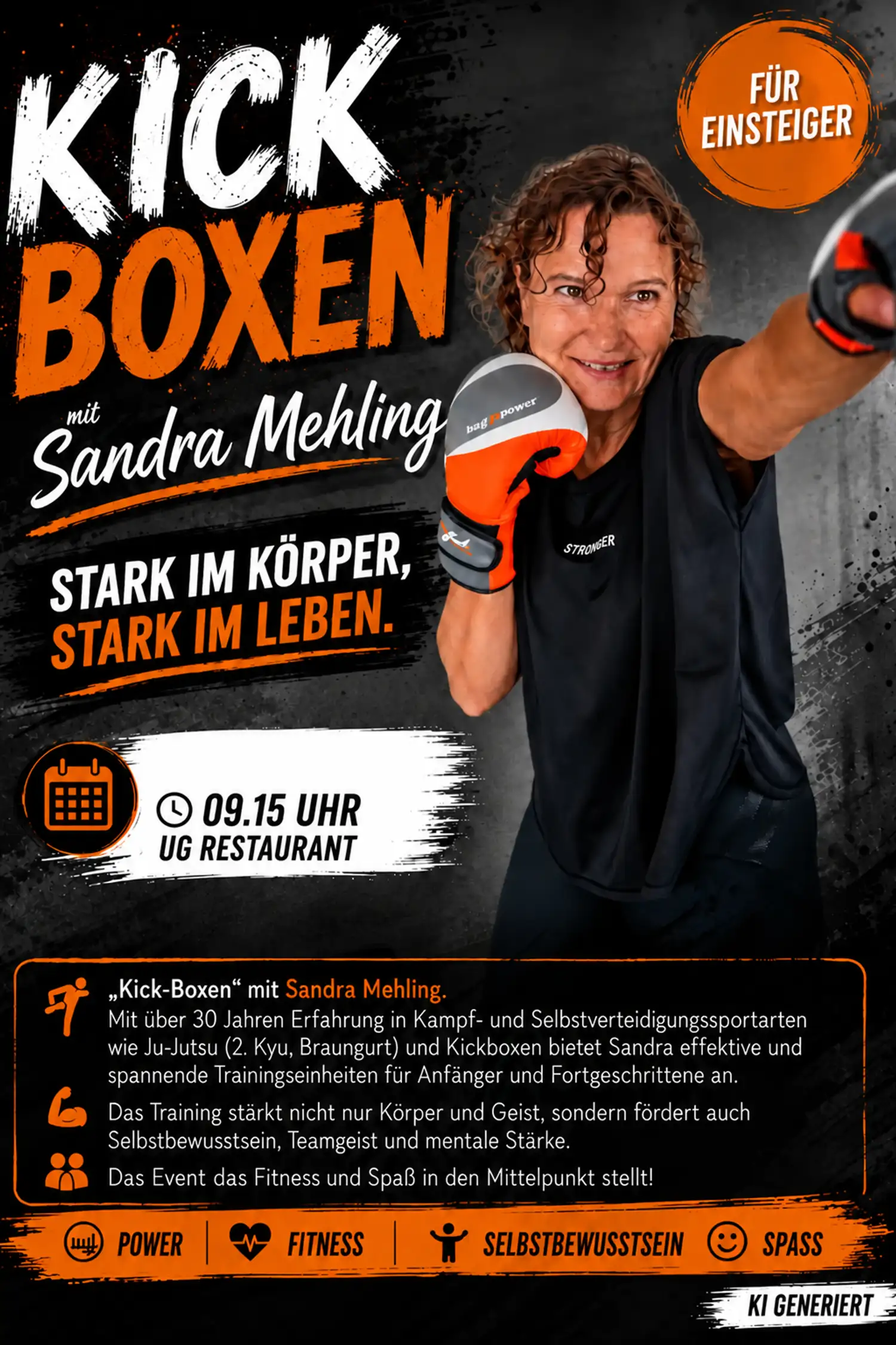 Kickboxen mit Sandra Mehling (für Einsteiger)