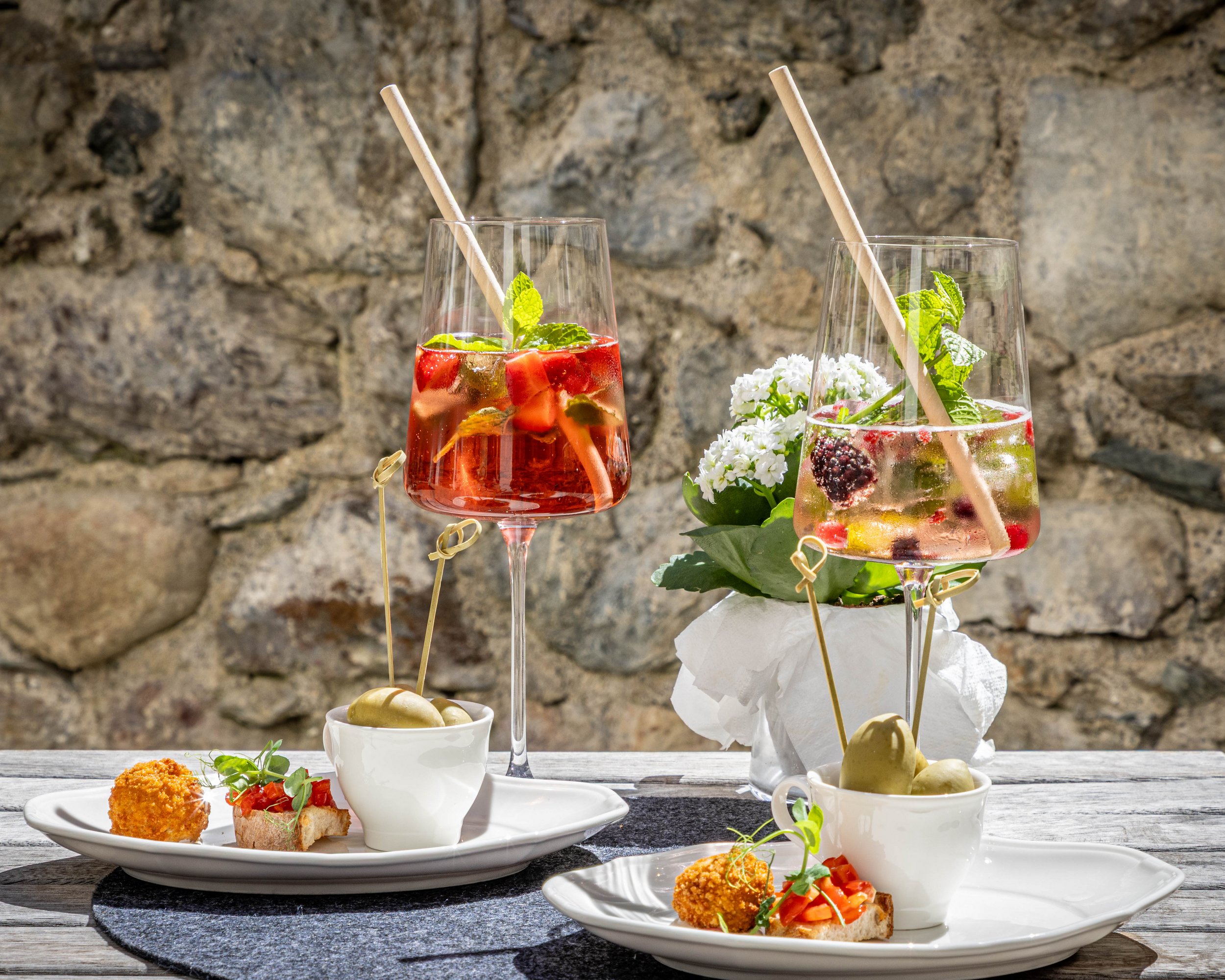 Sommeraperitiv auf Burg Heinfels