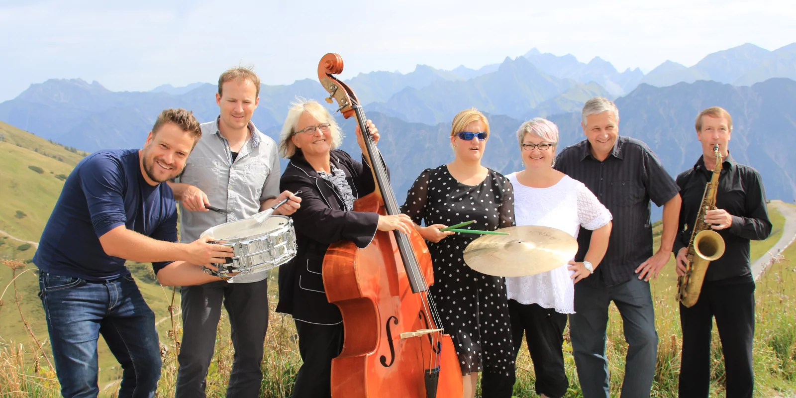 Hammel Jazz Band at the Kanzelwand Mountain Station